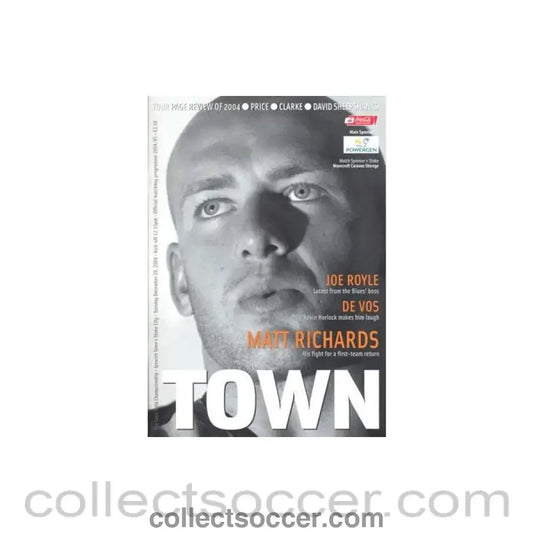 2004 - Ipswich Town v Stoke City official programme 28/12/2004 Coca Cola Championship - Collect Soccer
