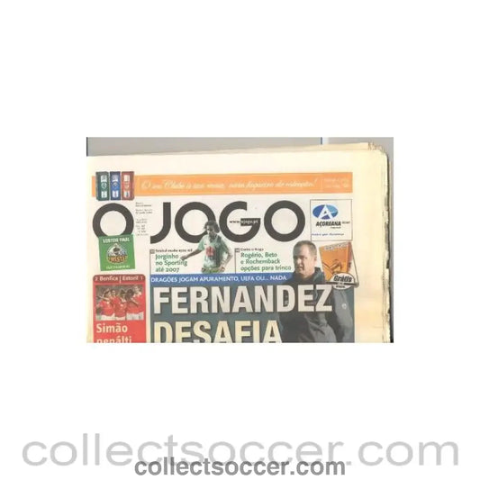 2004 - Jogo Spanish newspaper of 12/07/2004
