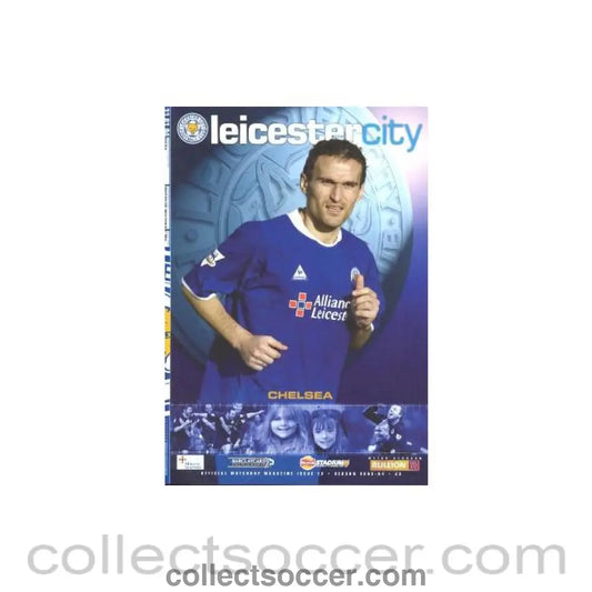 2004 - Leicester City vChelsea official programme 11/01/2004
