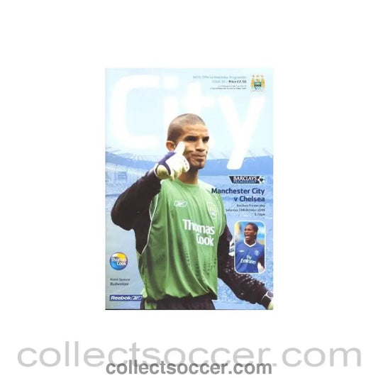 2004 - Manchester City vChelsea official programme 16/10/2004 - Collect Soccer