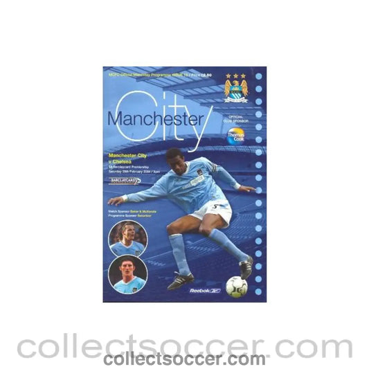 2004 - Manchester City vChelsea official programme 28/02/2004 Premier League