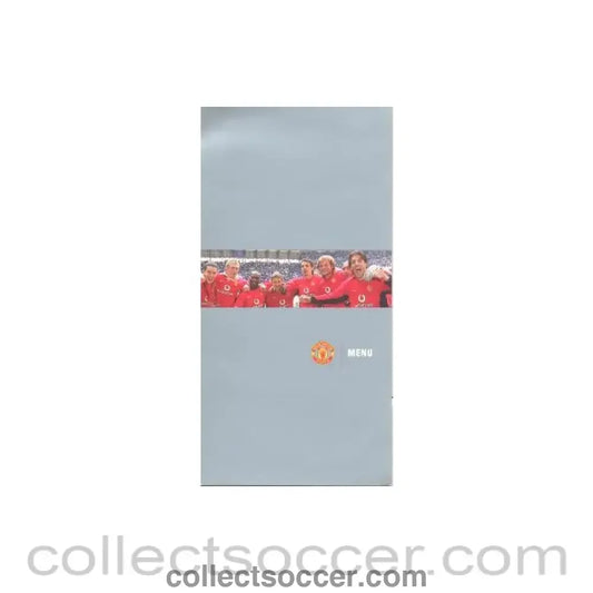 2004 - Manchester United menu of Season 2004-2005