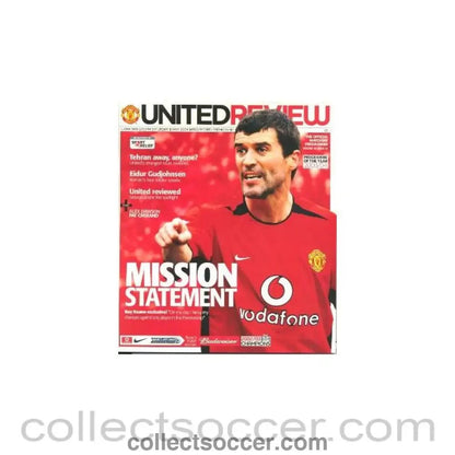 2004 - Manchester United v Chelsea official programme 08/05/2004 - Collect Soccer