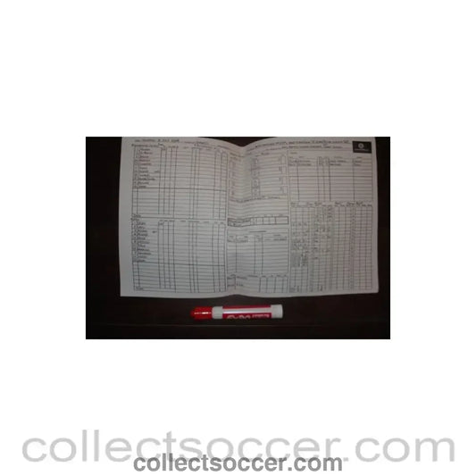 2004 - Manchester United v Milan 31/07/2004 handwritten teamsheet, Championsworld Series, in the USA - Collect Soccer