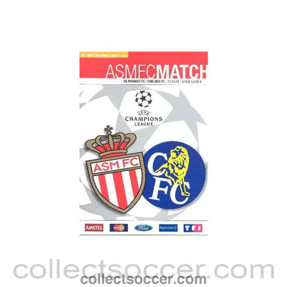 2004 - Monaco vChelsea Rare Official A4 Programme 20/04/2004