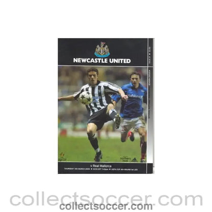 2004 - Newcastle United v Real Majorca official programme 11/03/2004 - Collect Soccer
