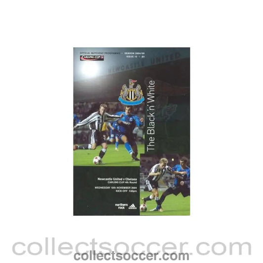 2004 - Newcastle United vChelsea official programme 10/11/2004 - Collect Soccer