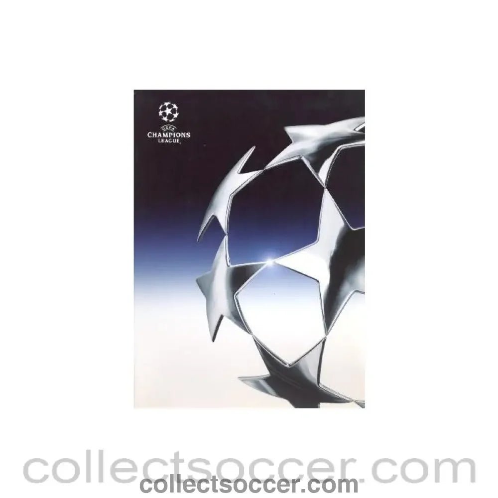 2004 - Paris Saint-Germain v Chelsea press pack 14/09/2004 - Collect Soccer