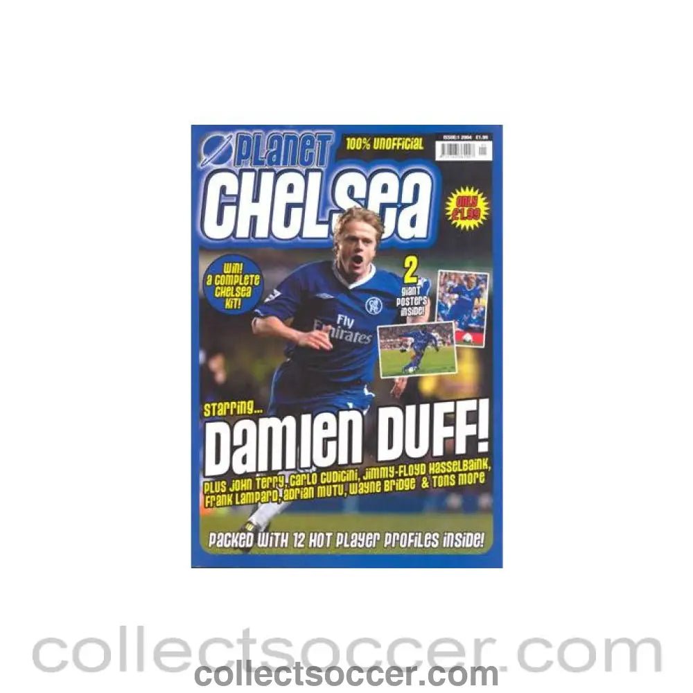 2004 - Planet Chelsea magazine Issue 1 of 2004 - Collect Soccer