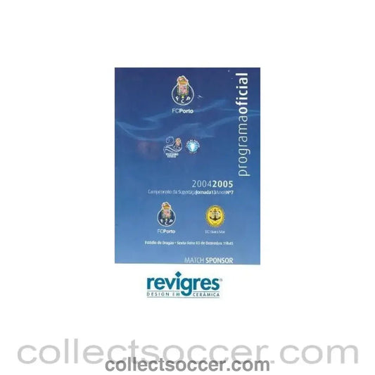 2004 Porto v Beira Mar official programme 03/12/2004 - Collect Soccer