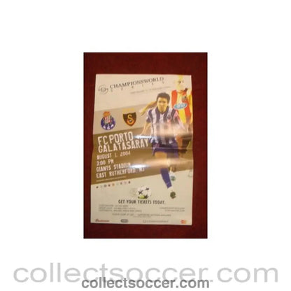 2004 - Porto v Galatasaray poster 01/08/2004 - Collect Soccer