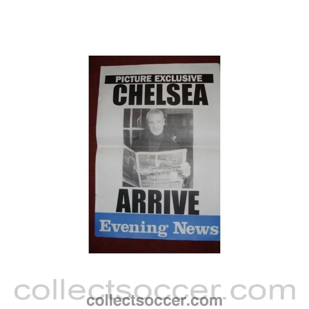 2004 - Scarborough v Chelsea 24/01/2004 poster FA Cup - Collect Soccer