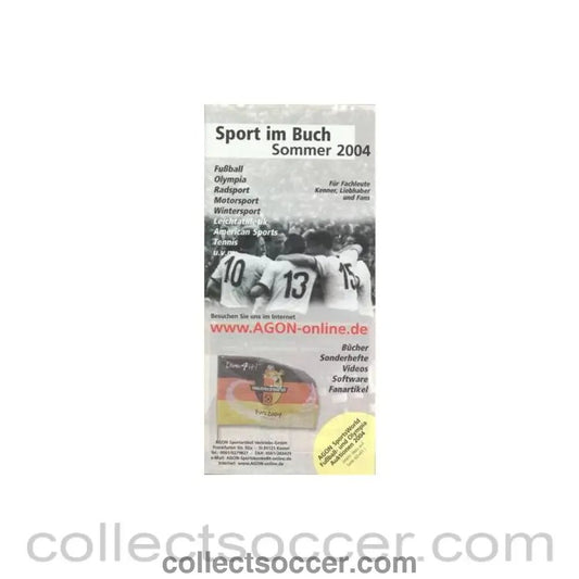 2004 - Sport im Buch Sommer 2004 (Sports in Book Summer 2004) - German book - Collect Soccer