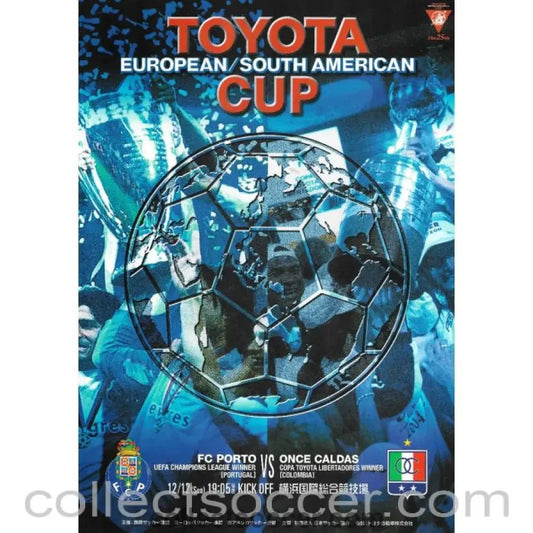 2004 Toyota Cup Official Programme Porto v Once Caldas - Collect Soccer