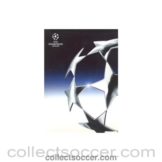 2005 - Anderlect v Chelsea press pack 23/11/2005 Chamions League