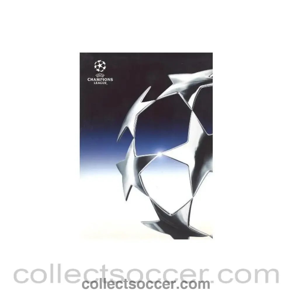 2005 - Anderlect v Chelsea press pack 23/11/2005 Chamions League - Collect Soccer