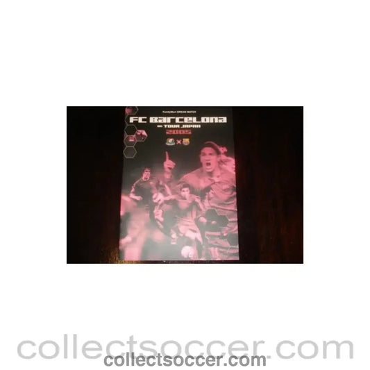2005 Barcelona on Tour Japan official programme - Collect Soccer