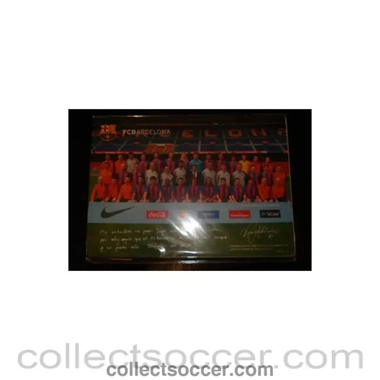 2005 Barcelona on Tour Japan poster card a sticker and some pictures