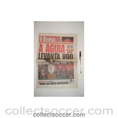 2005 - Benfica newspaper of 15/07/2005 covering Benfica v Chelsea - Collect Soccer