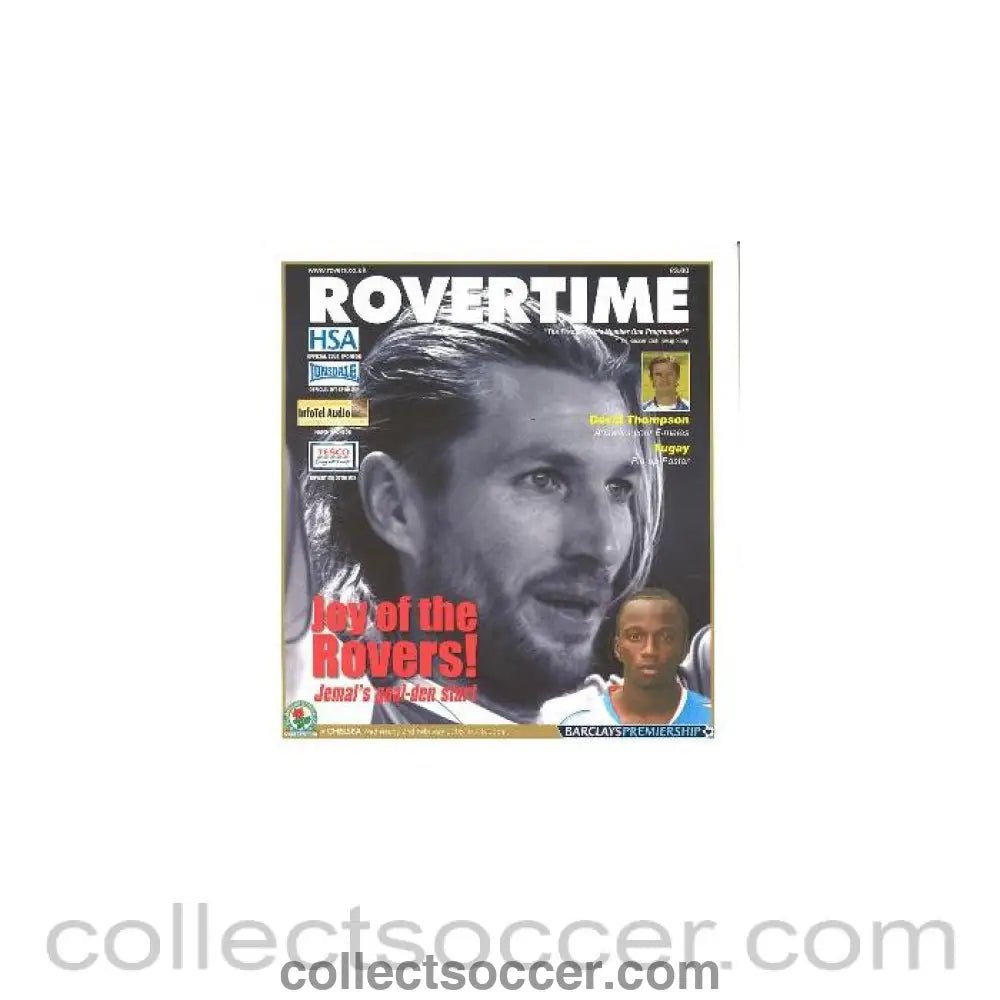 2005 - Blackburn Rovers vChelsea official programme 02/02/2005 Rovertime - Collect Soccer