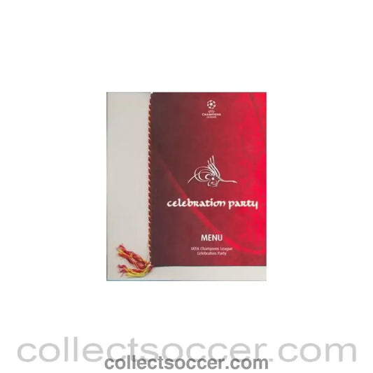 2005 Celebration Menu Champions League