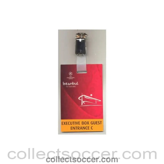 2005 Champions League Final pass Executive Box Guest
