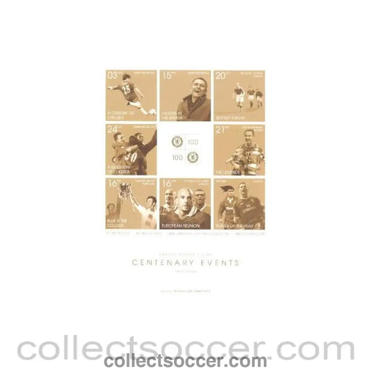 2005 - Chelsea Centenary Events event flyer of Season 2005-2006