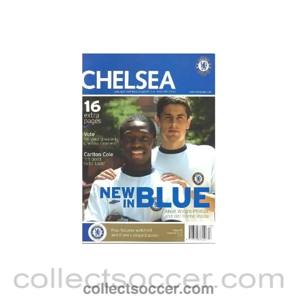 2005 - Chelsea Official Magazine Issue 013 of September 2005, Season 2005-2006 - Collect Soccer