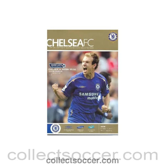 2005 - Chelsea v Aston Villa official programme 24/09/2005 Barclais Premiership
