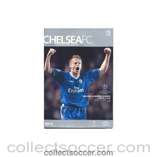2005 - Chelsea v Bayern Munich official programme 06/04/2005