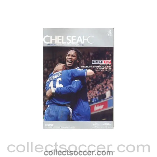 2005 - Chelsea v Birmingham City official programme 30/01/2005