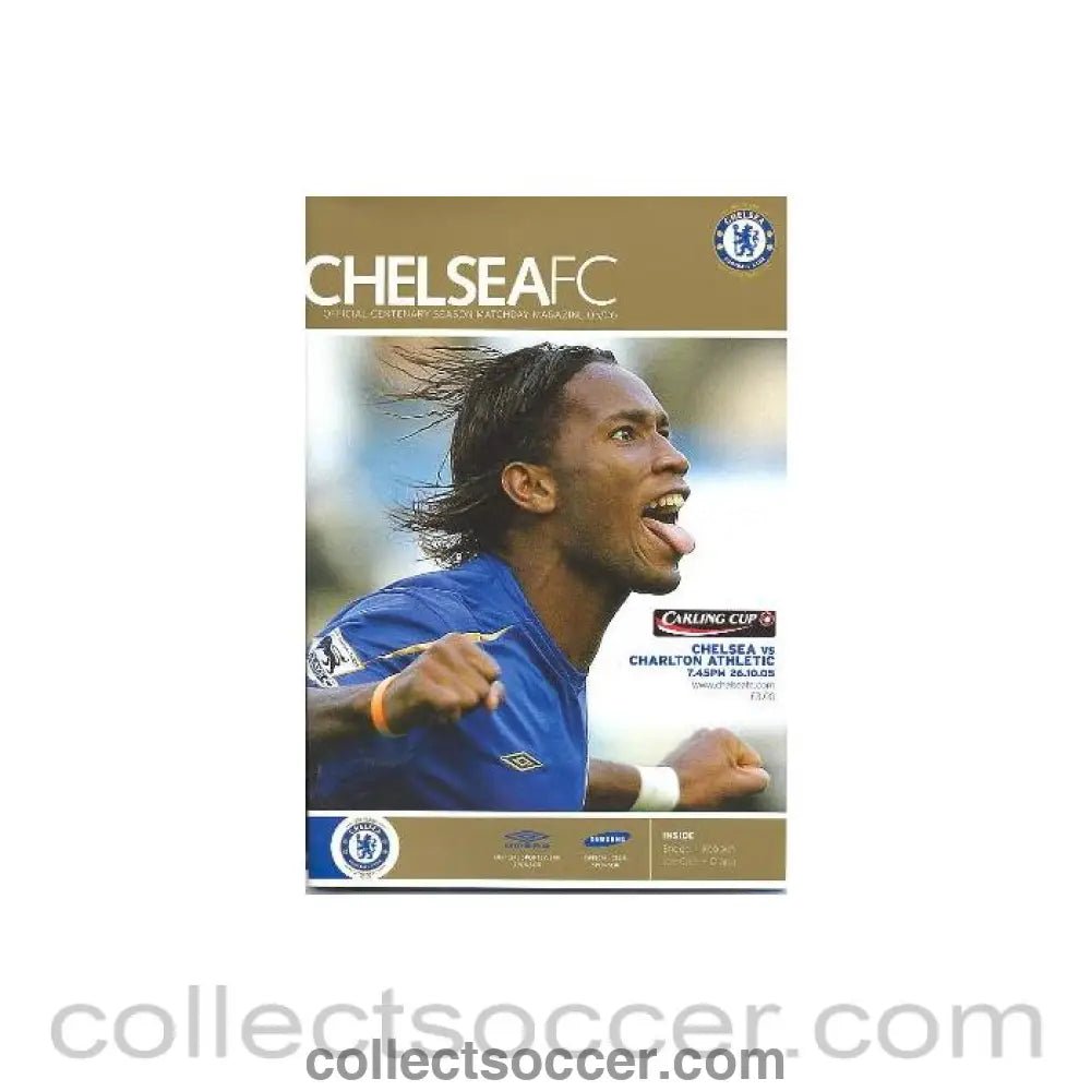 2005 - Chelsea v Charlton Athletic official programme 26/10/2005 - Collect Soccer
