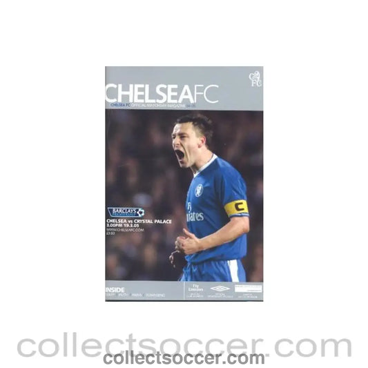 2005 - Chelsea v Crystal Palace official programme 19/03/2005
