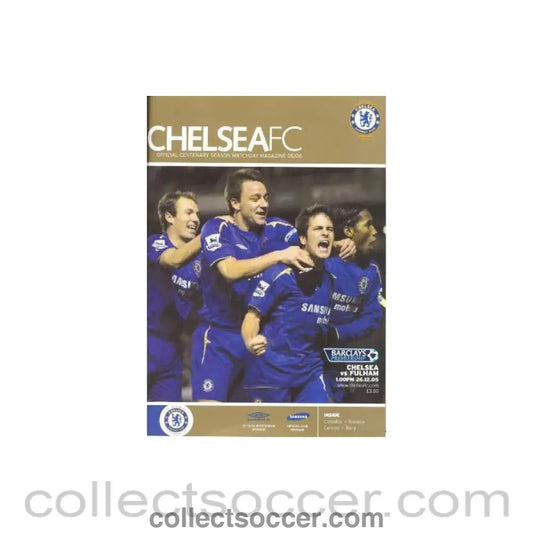 2005 - Chelsea v Fulham official programme 26/12/2005
