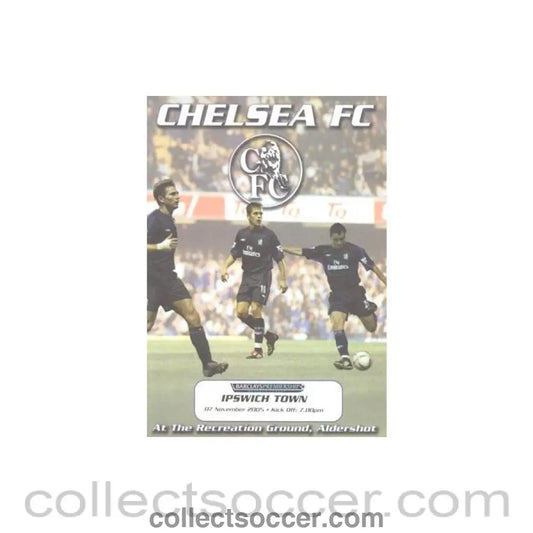 2005 - Chelsea v Ipswich Town official programme 07/11/2005 Premier League