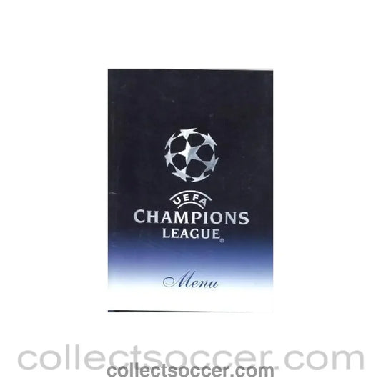 2005 - Chelsea v Liverpool menu 27/04/2005