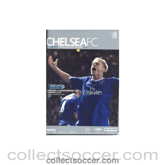 2005 - Chelsea v Manchester City official programme 06/02/2005