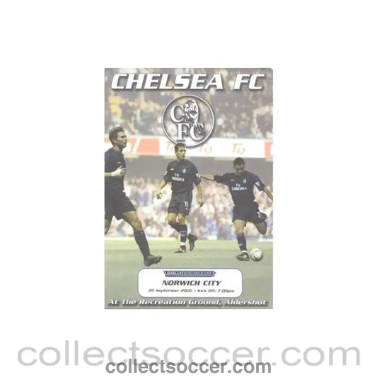 2005 - Chelsea v Norwich City official programme 28/09/2005 Premier League