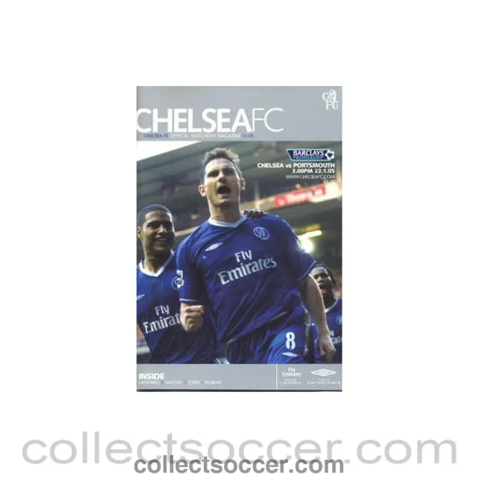 2005 - Chelsea v Portsmouth official programme 22/01/2005
