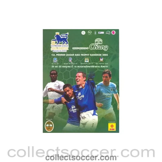 2005 - F.A. Premier League Asia Trophy Bangkok, Thailand 2005 tournament programme - Collect Soccer