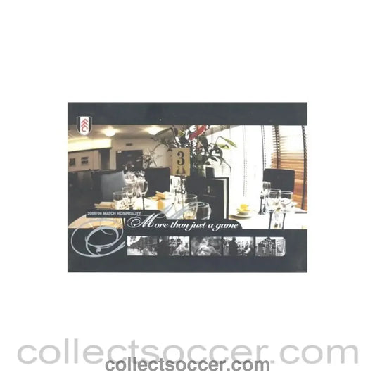 2005 - Fulham Match Hospitality 2005-2006 brochure