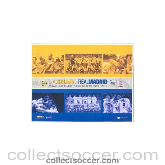 2005 Los Angeles Galaxy v Real Madrid official programme 18/07/2005 - Collect Soccer