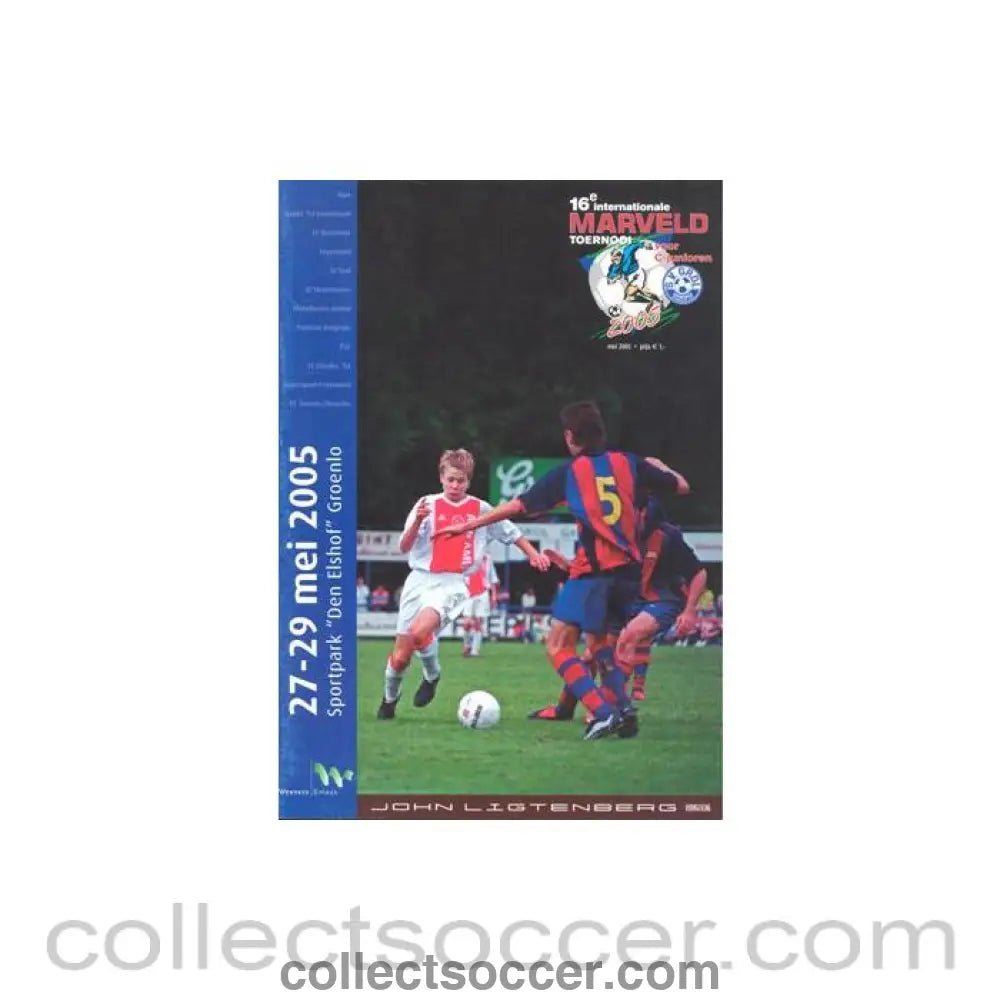 2005 - Marveld Youth Tournament May 2005 official programme - Collect Soccer