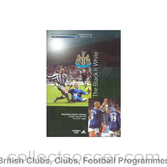 2005 - Newcastle United vChelsea official programme 15/05/2005 Barclays Premiership