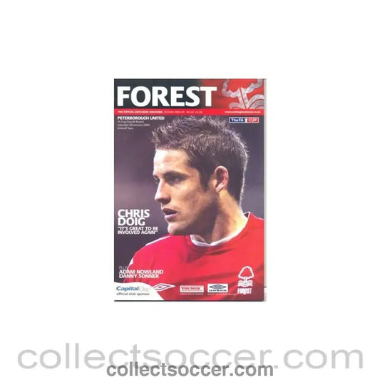 2005 - Nottingham Forest v Peterborough United official programme 29/01/2005 - Collect Soccer