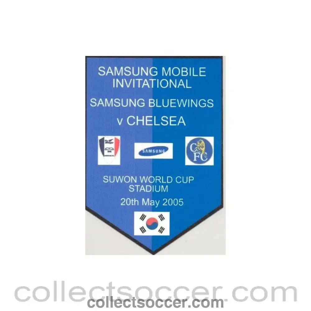 2005 - Suwon Samsung Bluewings v Chelsea unofficial souvenir 20/05/2005 pirate - Collect Soccer