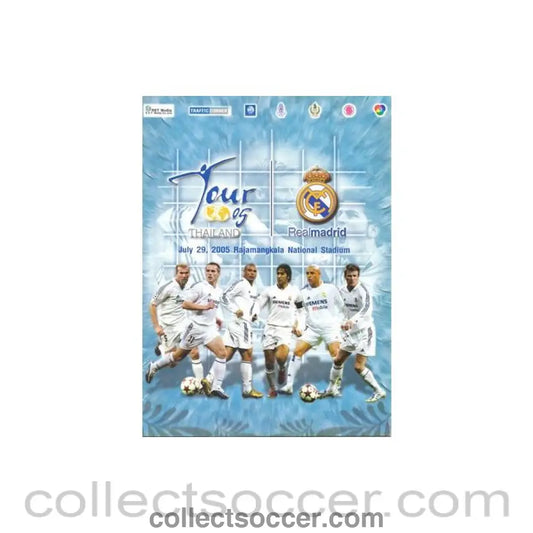 2005 Thailand v Real Madrid official programme 29/07/2005 - Collect Soccer