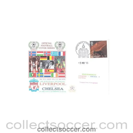 2005 - The Champions League Semi-Final 2nd Leg 2005 Liverpool v Chelsea 03/05/2005 First Day Cover
