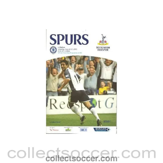 2005 - Tottenham Hotspur v Chelsea official programme 27/08/2005 - Collect Soccer