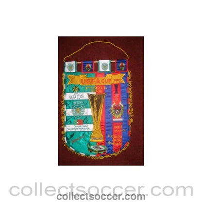 2005 UEFA Cup Final 18/05/2005 Pennant, 35 x 26 cm - Collect Soccer